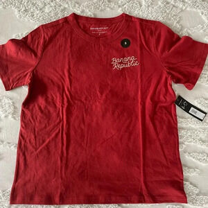 Banana Republic Crochet Letters Tee